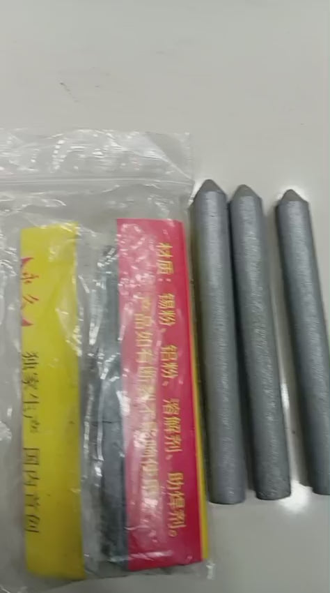 High-Strength Low Temperature Aluminum Welding Rods - 3 Pcs Set | Professional Metal Repair And Brazing Solution For Various Applications